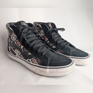 VANS Game Over Nintendo Mid Unisex Flat Shoes Size 8.5 Women Or 7 Men